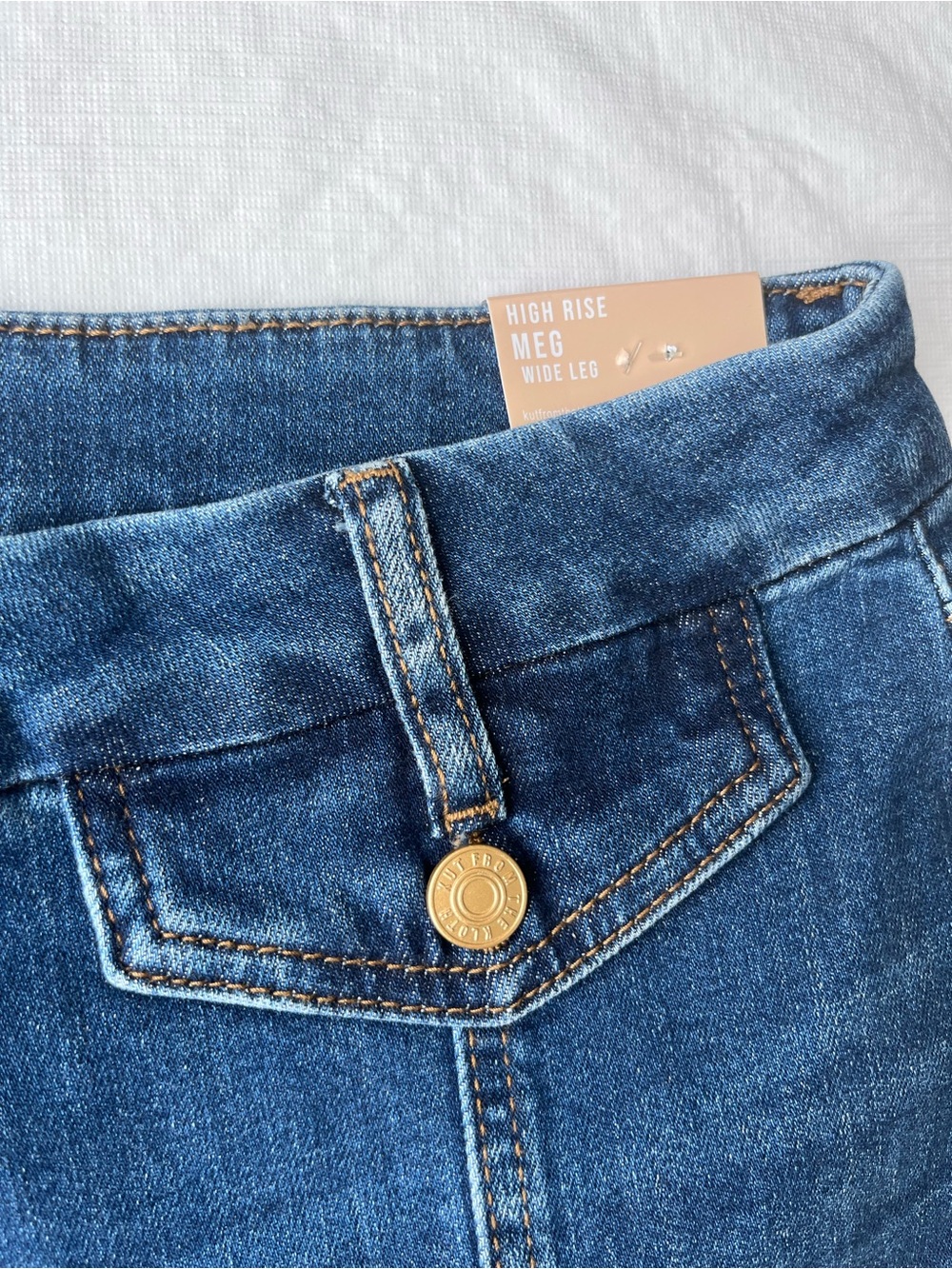 Kut From The Kloth Evereve Meg High Rise Wide Leg Jeans NWT - Picture 2 of 10